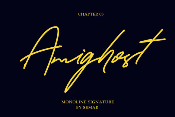Amighost Font Review for Marketers and Designers