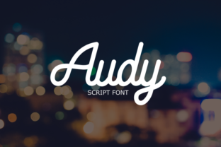 Audy: A Handwritten Font for Makers and Creative Entrepreneurs
