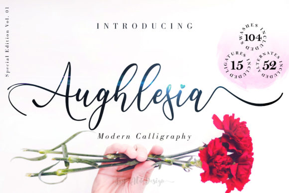 Aughlesia: A Modern Handwritten Font for Business Branding