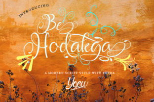 Be Hodakga Font: A Handwritten Script for Crafters and Makers