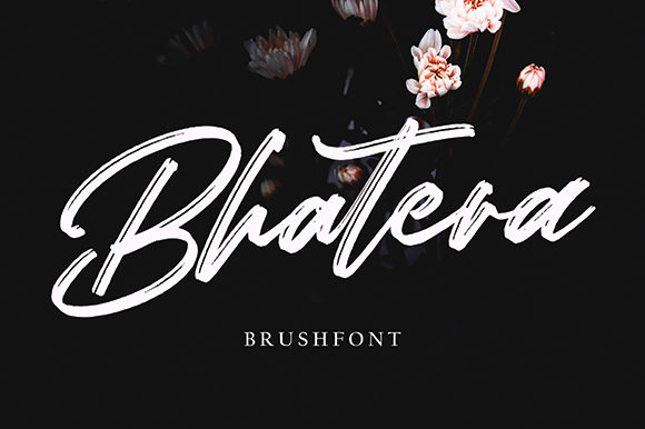 Bhatera Font: A Handwritten Typeface for Small Business Branding
