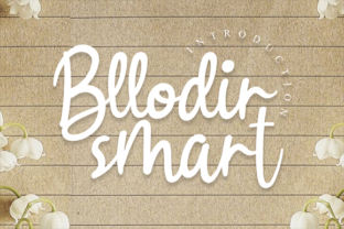 Bllodir Smart: A Versatile Script Handwritten Font for Designers