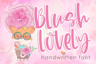 Blush Lovely: A Handwritten Font That Elevates Branding with Elegance