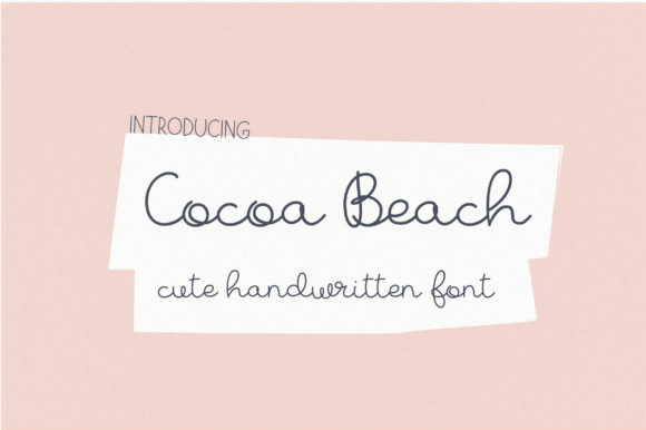 Cocoa Beach Font Review for Brand Designers