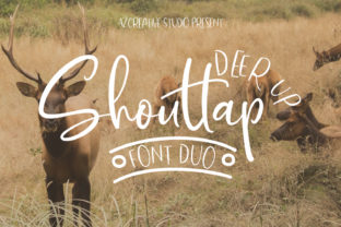 DeerUp Shouttap Duo: A Handwritten Font for Business Branding