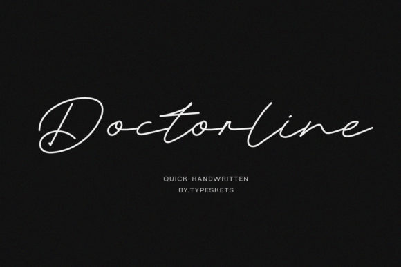 Doctorline Handwritten Font