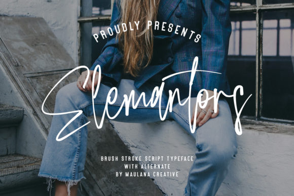 Elemantors Font: A Handwritten Touch for Editorial Design