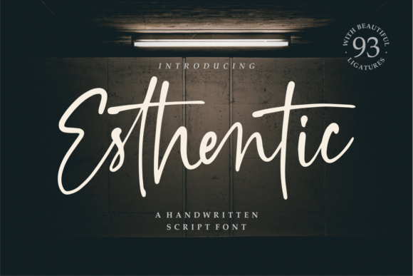 Esthentic Font: Add Handwritten Elegance to Your Brand