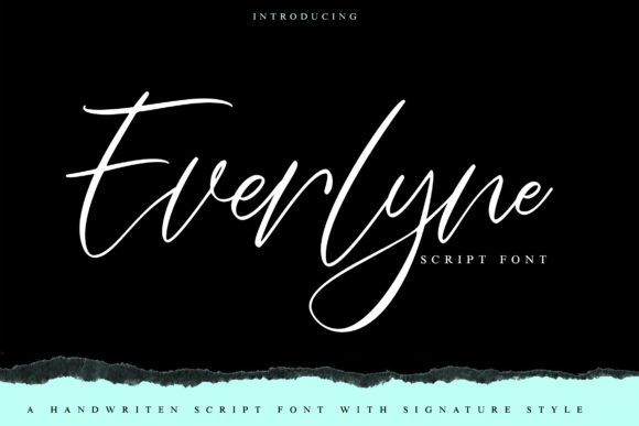 Everlyne Font: A Charming Script for Marketers