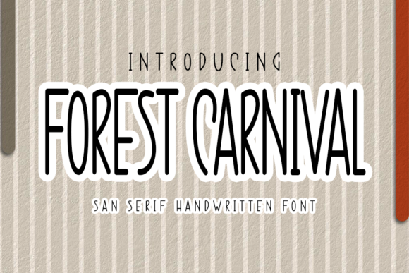 Forest Carnival Font for Elegant and Whimsical Branding Projects