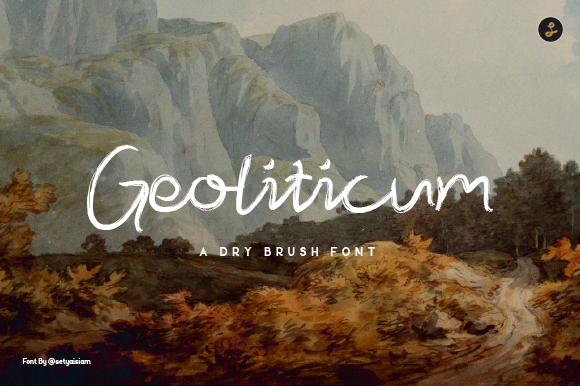 Geoliticum: A Handwritten Font for Modern Publishing