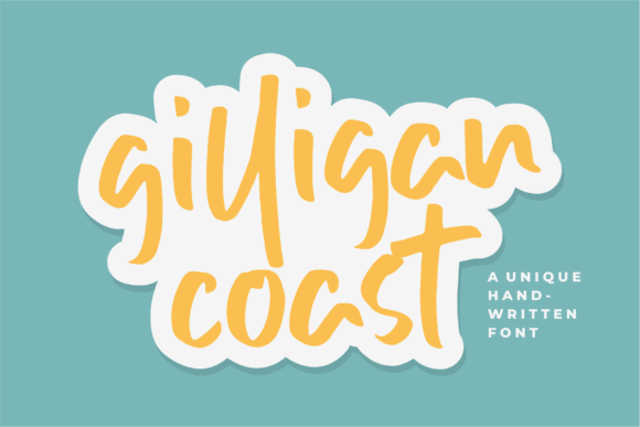 Gilligan Coast Font: A Handwritten Typeface for Creative Projects