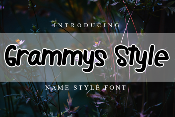 Grammys Style: A Handwritten Font for Creative Branding