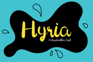 Hyria: The Handwritten Font That Makes Your Message Shine