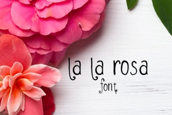 LaLaRosa Font Adds Charm to Business Branding