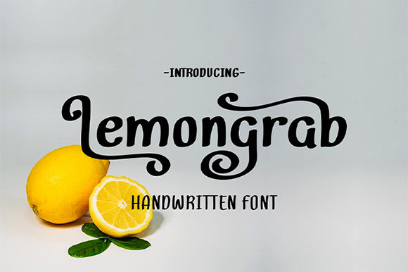 Lemongrab Font: A Handwritten Script for Authentic Branding