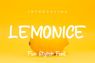 Lemonice — A Handwritten Font for Digital Creativity