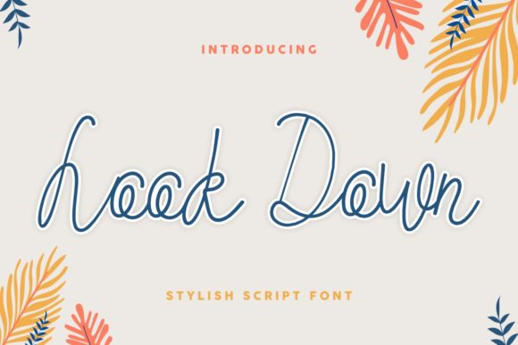 Look Down Font for Creative Projects