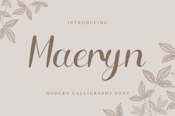 Maeryn: A Handwritten Font for Modern Elegance in Marketing