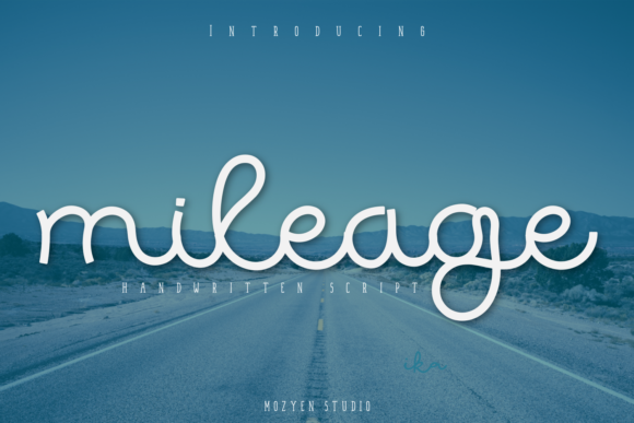 Mileage Font: A Versatile Script for Editorial Design