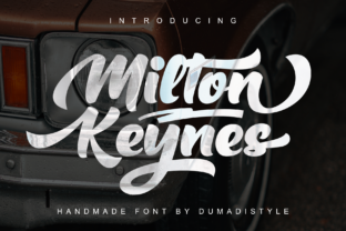 Milton Keynes Font for Editorial Design Projects