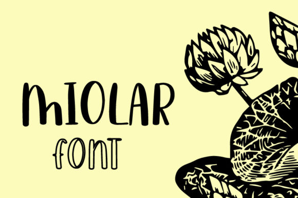 Miolar Font Adds Quirky Charm to Branding and Design Projects
