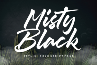 Misty Black Font for Creative Projects