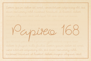 Papiro 168: A Handwritten Font That Elevates Your Brand
