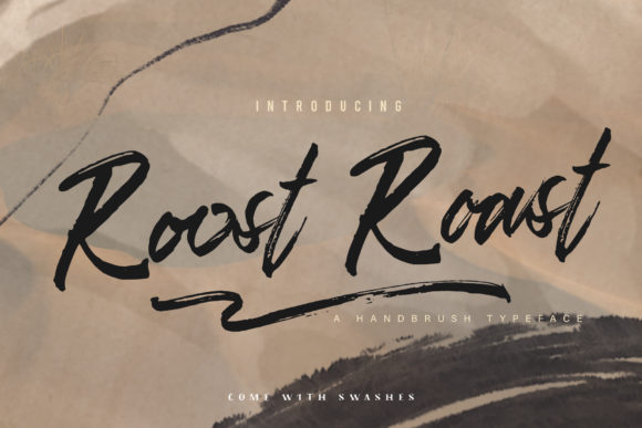 Roost-Roast Font Review: A Brush Pen Script for Branding and DIY Projects