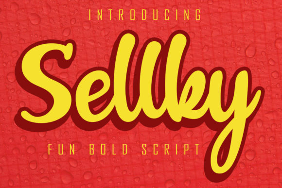 Sellky Font: A Bold Handwritten Typeface for Web Design