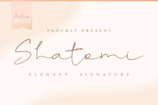 Shatomi Font: A Handwritten Typeface for Crafters and Creators