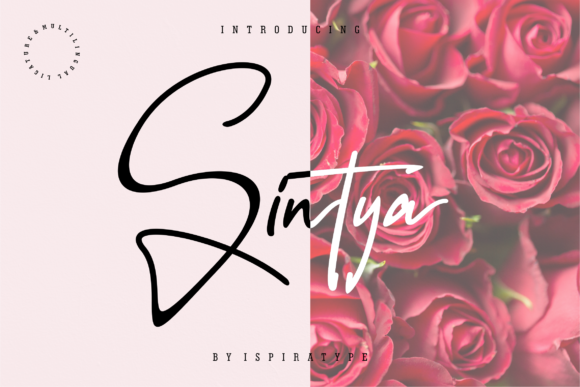 Sintya Handwritten Font for Makers and Creative Shops