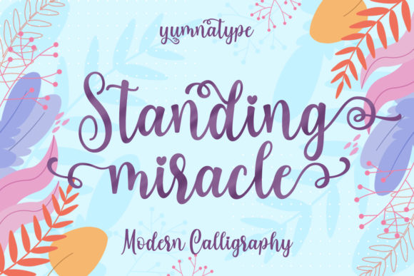 Standing Miracle Font: A Charming Typeface for Editorial Design
