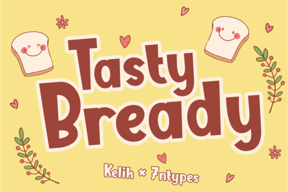 Tasty Bready: A Bold Handwritten Font