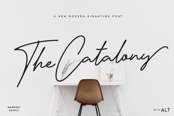 The Catalony: A Handwritten Typeface for Authentic Digital Design