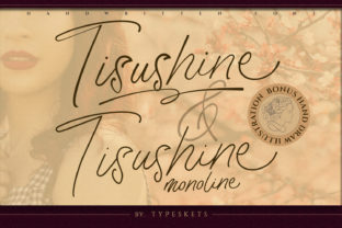 Tisushine: Elegant Handwritten Font