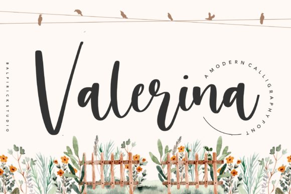 Valerina: A Handwritten Font for Editorial Design