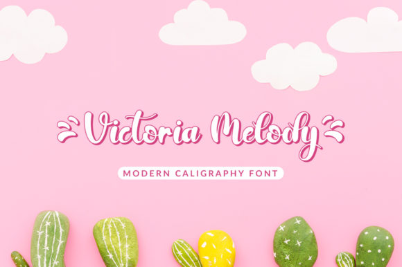 Victoria Melody: A Handwritten Font for Friendly Editorial Design